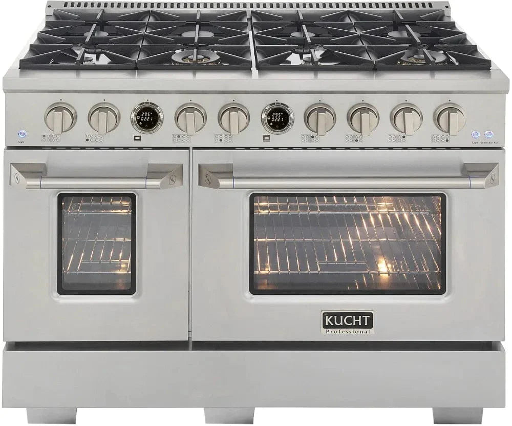 Kucht KX Series 48" Freestanding Dual Fuel Range KXP48-SS
