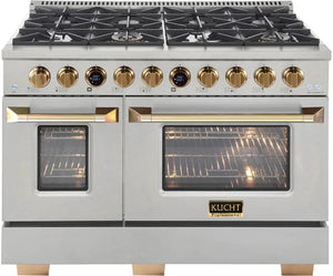 Kucht KX Series 48' Freestanding Dual Fuel Range KXP48-GL