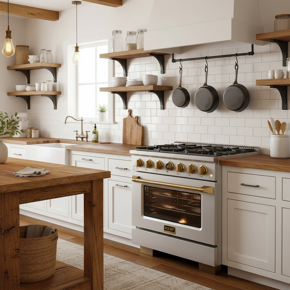 Kucht KX Series 36" Freestanding Dual Fuel Range KXP36-GL