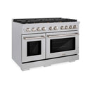 ZLINE 48'Gas Range, Convection Gas Oven , DuraSnow® Brass Burners, SGRS-BR-48