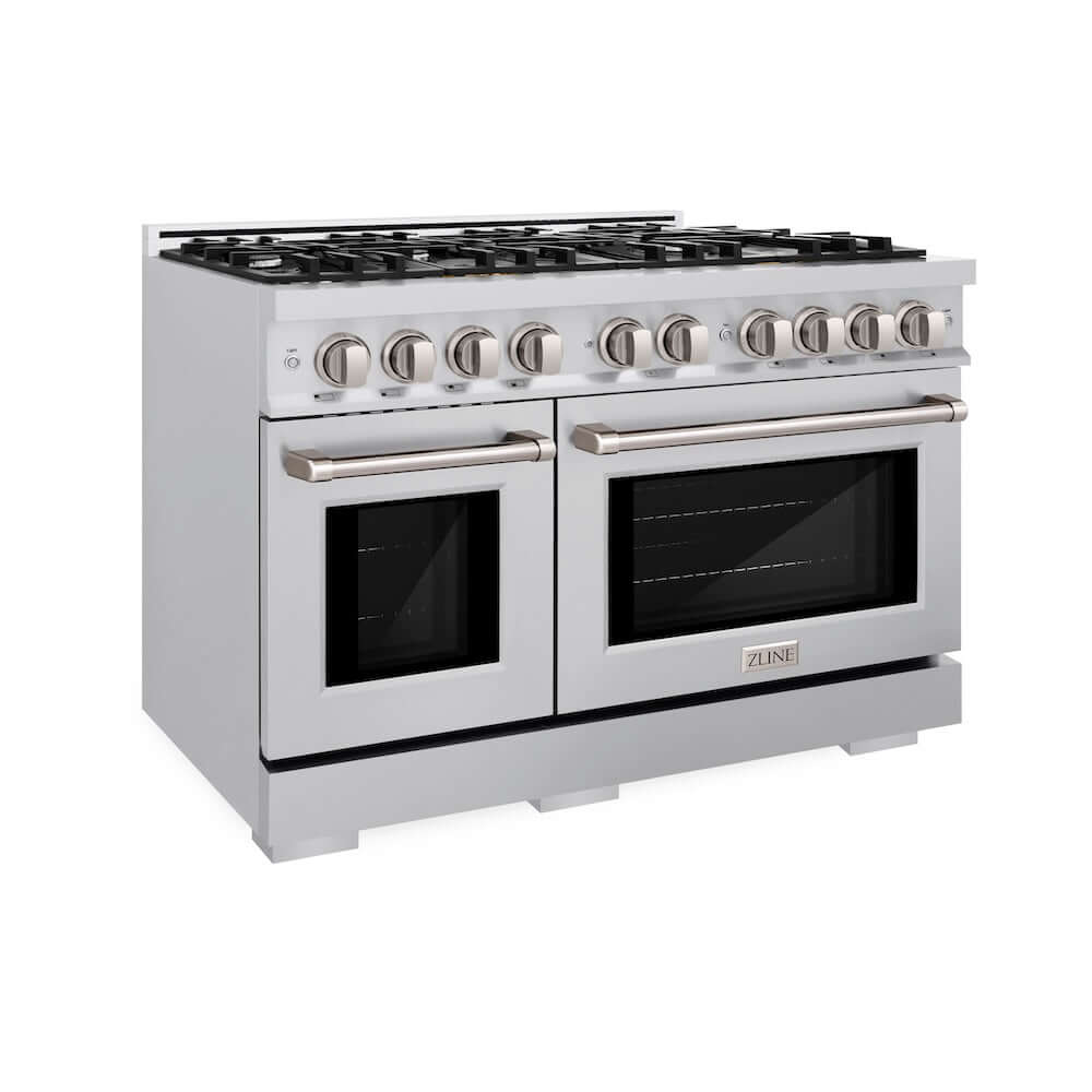 ZLINE 48' Select Dual Fuel Range Gas Cooktop Electric Convection Oven Stainless Steel HDR48