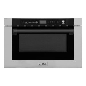 ZLINE 24' Microwave Drawer, Stainless Steel, Bronze MWDZ-1-H-MB