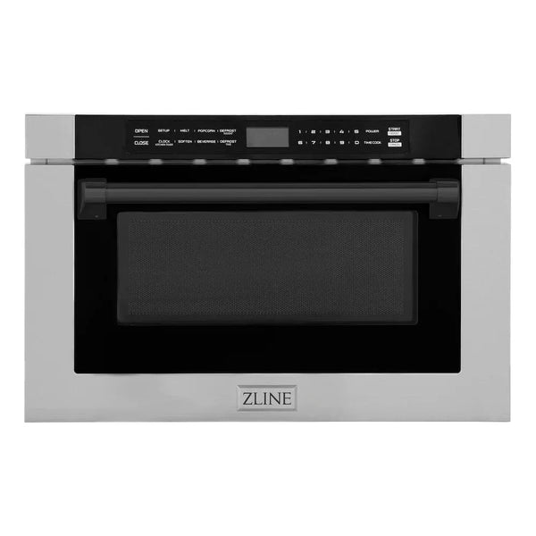 ZLINE 24' Microwave Drawer, Stainless Steel, Bronze MWDZ-1-H-MB