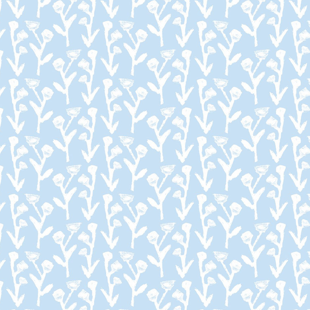 Ivy Manor Wallpaper (Bluebird)