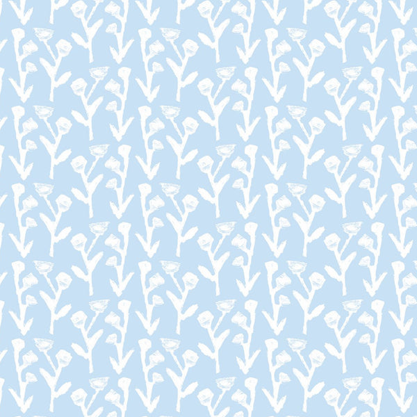 Ivy Manor Wallpaper (Bluebird)