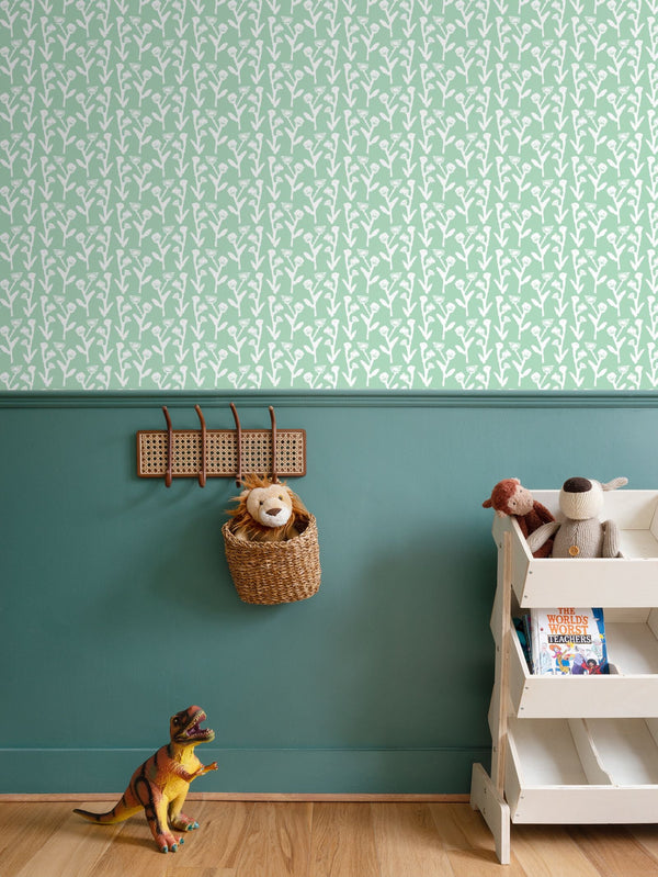 Ivy Manor Wallpaper (Mint)