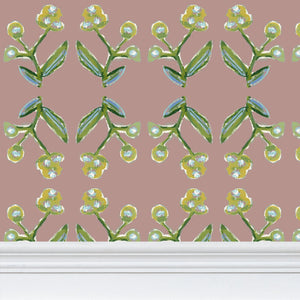 Antonia Wallpaper (Mauve)