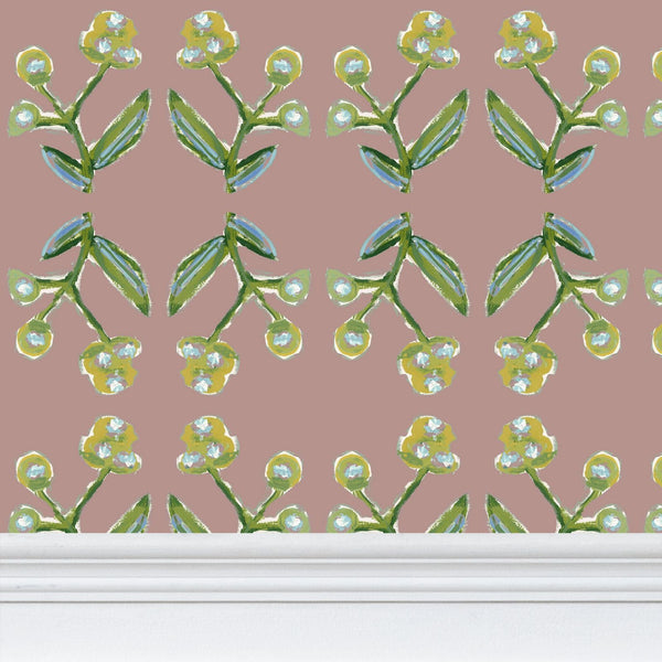 Antonia Wallpaper (Mauve)