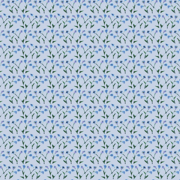 Genevieve Wallpaper (Periwinkle Multi)