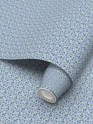 Genevieve Wallpaper (Periwinkle Multi)