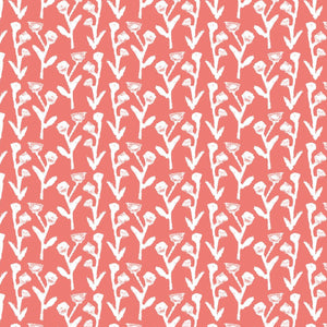 Ivy Manor Wallpaper (Coral)