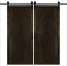 Herringbone Sliding Barn Door