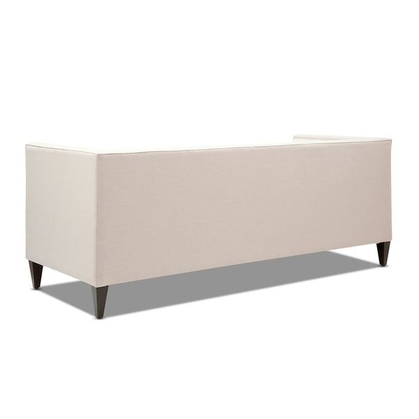 Jack 84' Modern Tuxedo Tufted Sofa, Sky Neutral Beige Polyester - in use