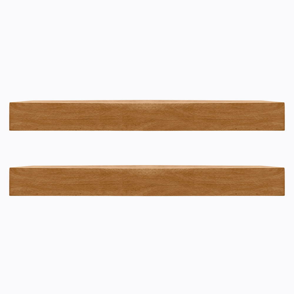 Farmhouse Aged Oak Floating Shelves (2Pack)