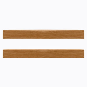Farmhouse Aged Oak Floating Shelves (2Pack)