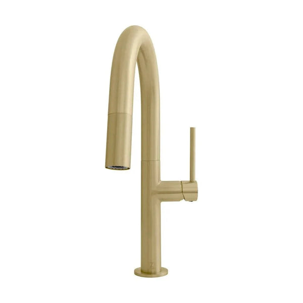 ZLINE Voltaire Kitchen Faucet, Champagne Bronze, VLT-KF-CB - front view