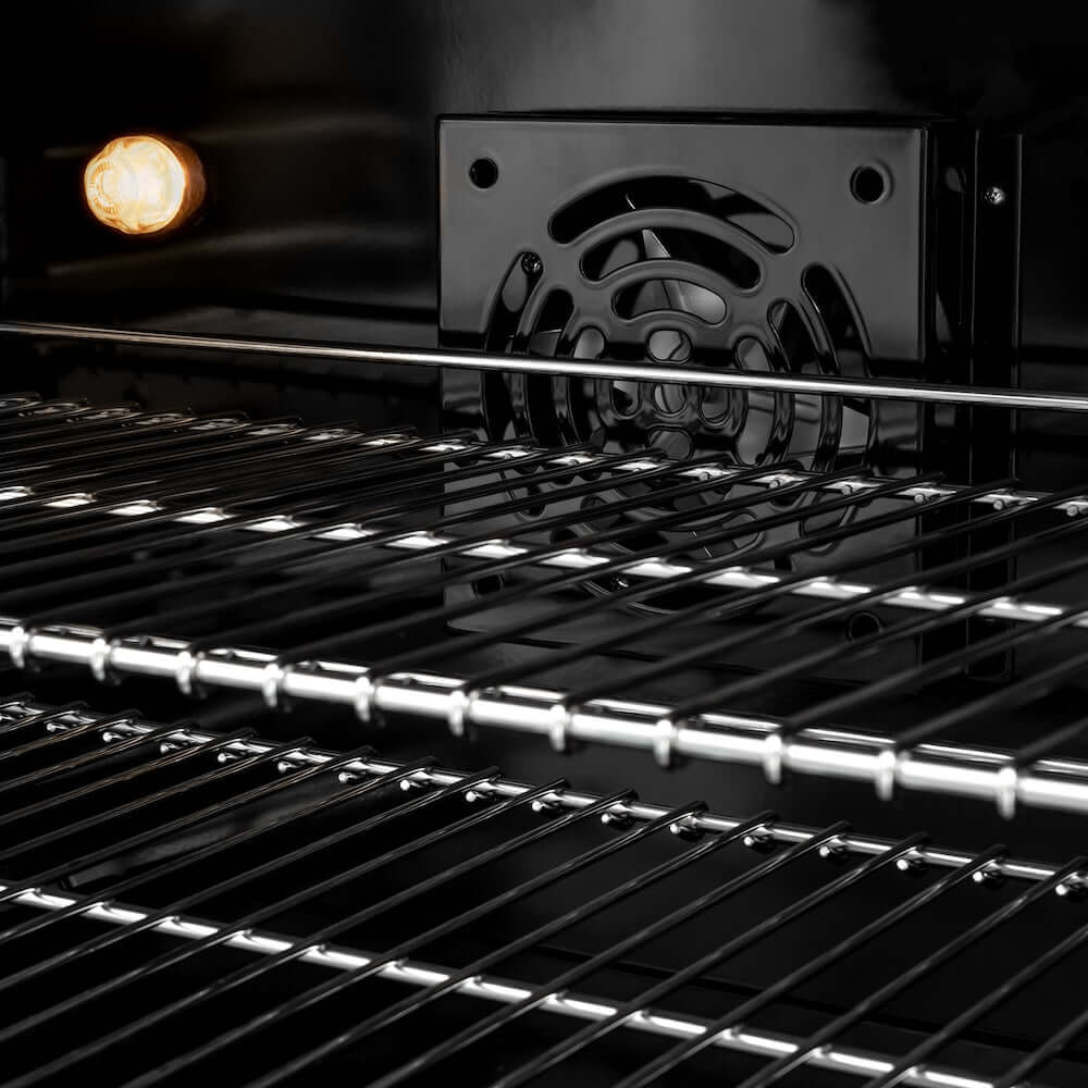 ZLINE 48' Select Dual Fuel Range Gas Cooktop Electric Convection Oven DuraSnow® Stainless Steel Brass Burners HDRS-BR-48