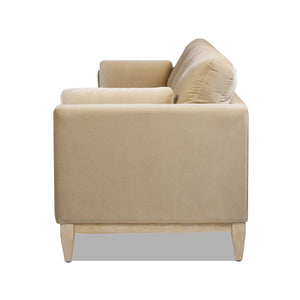 Knox 84' Modern Farmhouse Sofa, Fawn Brown Performance Velvet - product view