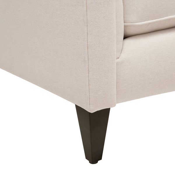 Jack 84' Modern Tuxedo Tufted Sofa, Sky Neutral Beige Polyester - side view