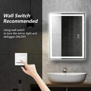 Compact Center Glow LED Bathroom Mirror