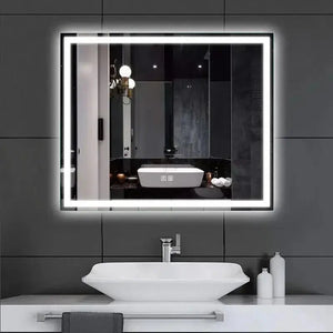 24 x 32  Inch Center Glow LED Bathroom Mirror
