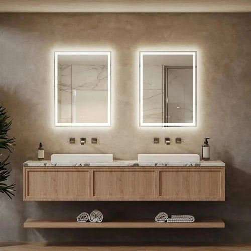 24 x 32  Inch Center Glow LED Bathroom Mirror