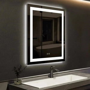 24 x 32  Inch Center Glow LED Bathroom Mirror