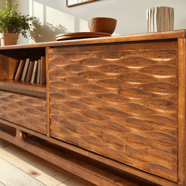 Elara Solid Wood TV Stand - view 15