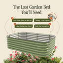 Gro-Rite 'No Tools Needed' Premium Metal Raised Garden Bed Kit
