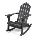 Echoes Outdoor Acacia Wood Adirondack Rocking Chair - detail view