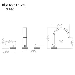 ZLINE Bliss Bath Faucet , BLS-BF-CB - detail view