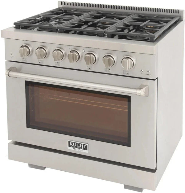 Kucht 36' Freestanding Professional Gas Range KFX3600X-S - lifestyle photo