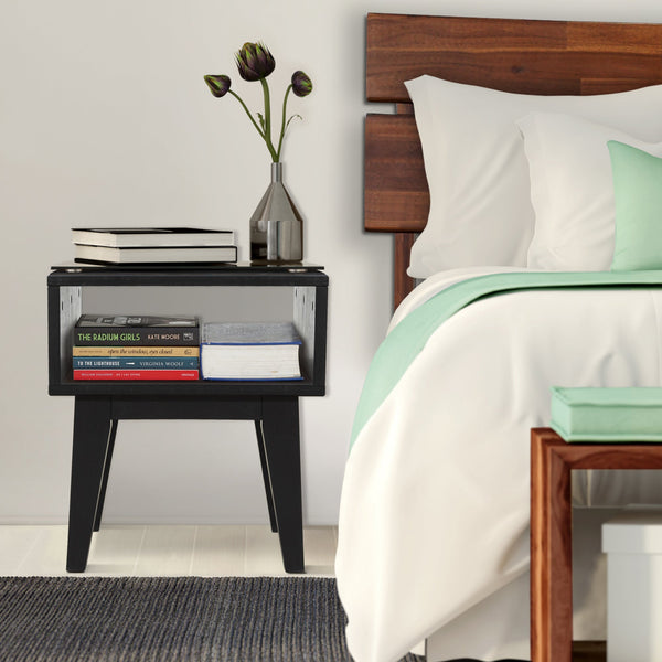 Serena Solid Wood Nightstand - view 18