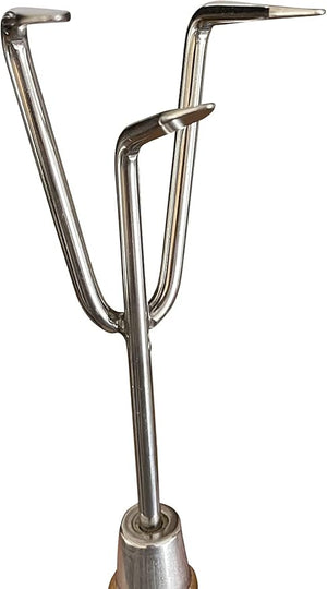 Classic Garden Tool Set - Includes Hand Trowel Transplanter Cultivator - front view