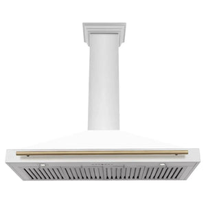 ZLINE 48' Autograph Stainless Wall Range Hood KB4STZ-WM48-G - lifestyle photo