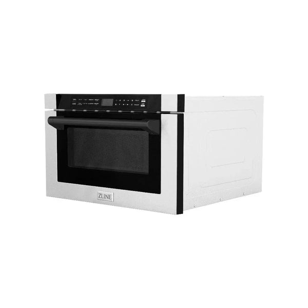 ZLINE 24' Microwave Drawer, Stainless Steel, Bronze MWDZ-1-H-MB - lifestyle photo