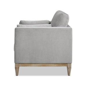 Knox 36' Modern Farmhouse Arm Chair, Opal Grey Velvet - view 12
