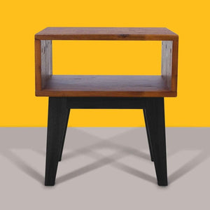 Serena Solid Wood Nightstand - front view