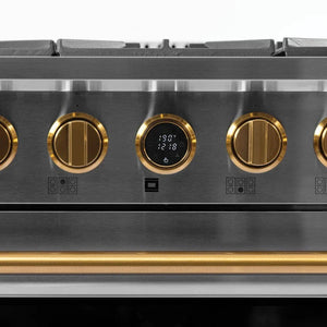 Kucht KX Series 36' Freestanding Dual Fuel Range KXP36-GL - dimensions