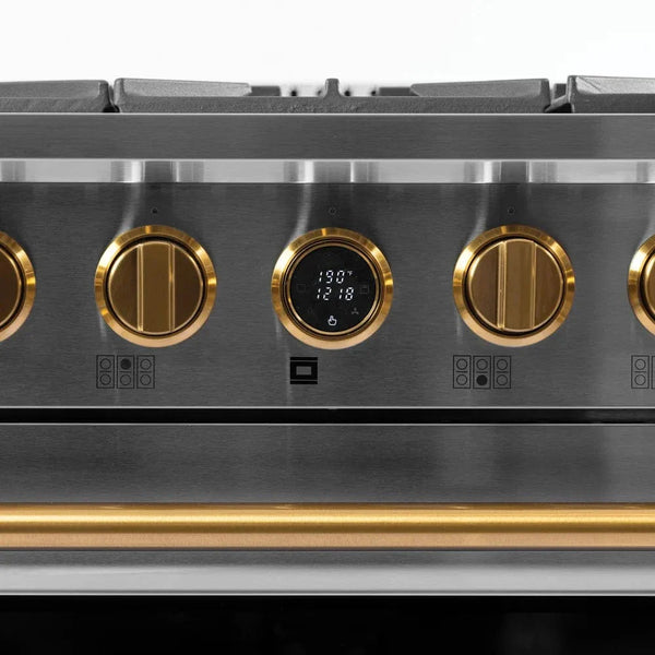 Kucht KX Series 36' Freestanding Dual Fuel Range KXP36-GL - dimensions