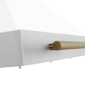 ZLINE 48' Autograph Stainless Wall Range Hood KB4STZ-WM48-G - close-up