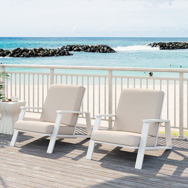 Outdoor Patio Lounge Chair Set of 2 - lifestyle photo
