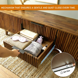 Bosk Solid Wood Storage Bench