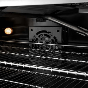 ZLINE 48'Classic Gas Range, Convection Gas Oven, Stainless Steel, White Matte Door CGR-WM-48 - dimensions