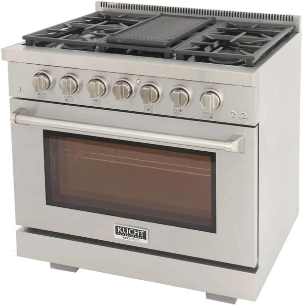 Kucht 36' Freestanding Professional Gas Range KFX3600X-S - alternate view