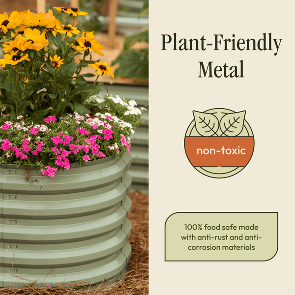 Gro-Rite 'No Tools Needed' Premium Metal Raised Garden Bed Kit - alternate view