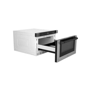 ZLINE 24' Microwave Drawer, Stainless Steel, Bronze MWDZ-1-H-MB - dimensions