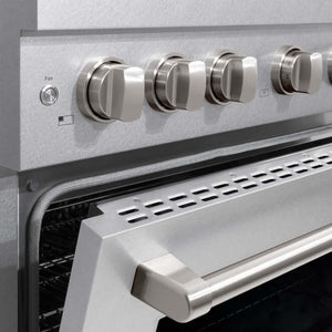 ZLINE 48'Gas Range, Convection Gas Oven , DuraSnow® Brass Burners, SGRS-BR-48 - dimensions