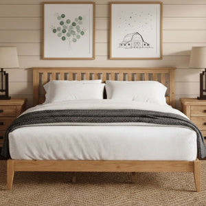 Malinda - Panel Bed - side view