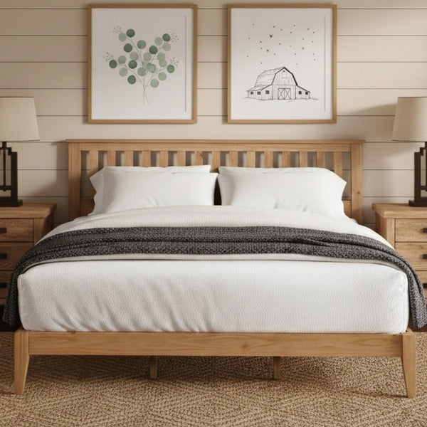 Malinda - Panel Bed - side view